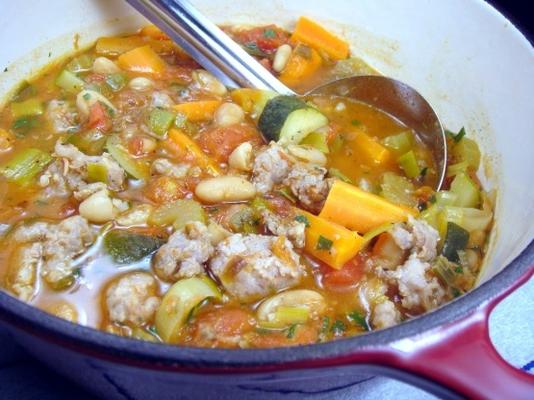 cassoulet met veel groenten (merk bittman)