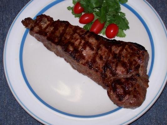 gegrilde New York strip steak