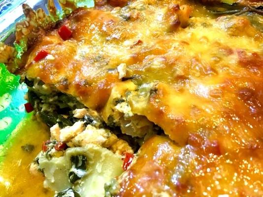 dill-licious lasagne met zalm en spinazie: