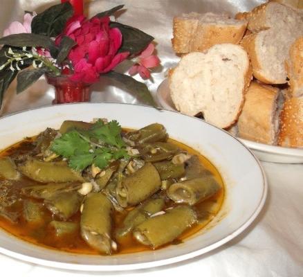 algerijnse tuinbonen en knoflook (fandegrave; ves en sauce)