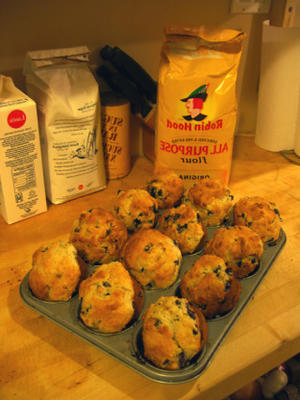 grote blueberry-busting muffins