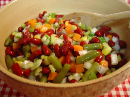 pikante gemengde groentesalade