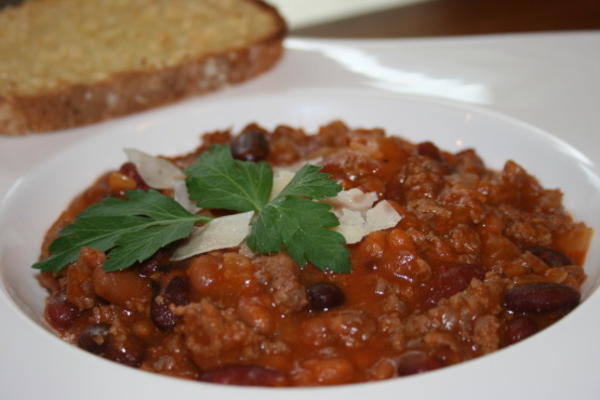 mama's gemakkelijke troost eten chili