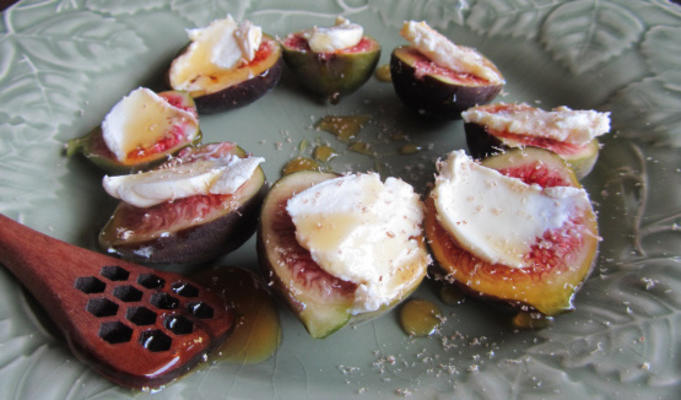 eenvoudig fig en mascarpone dessert (of tapas)