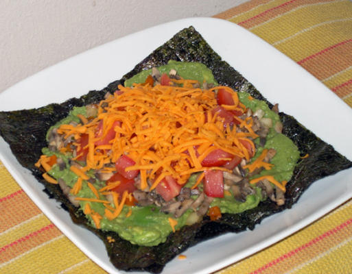 chef-kok joey's veganistische noripizza's