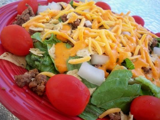 snelle en gemakkelijke taco salade