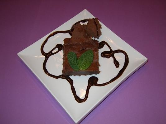 mascarpone brownies met glazuur