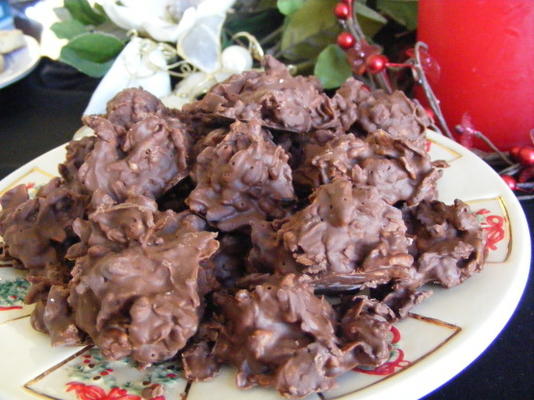 chocolade kokosnoot knapperig snoep