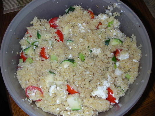 pittige Griekse couscous salade