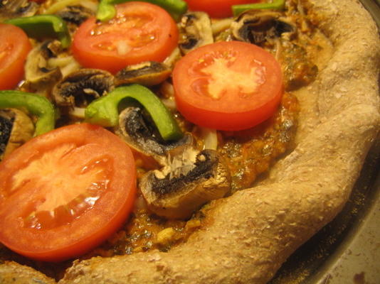 vegetarische / veganistische pizza (geen kaas)
