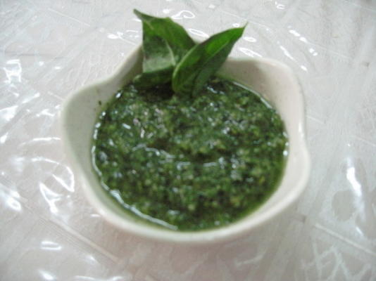 le pistou (vegan pesto)