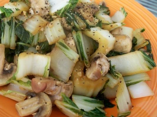 paksoi met champignons