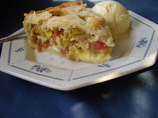 wanda's rabarber cream pie