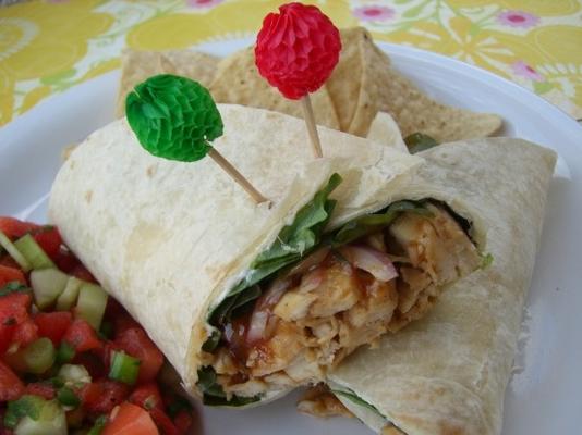 jamaicaanse jerk chicken wrap