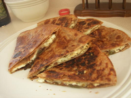 kip souvlaki quesadilla