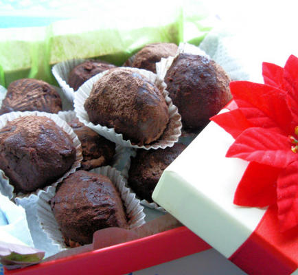 truffels de chocolat (Franse chocoladetruffels)