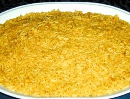 feestelijke gele rijst