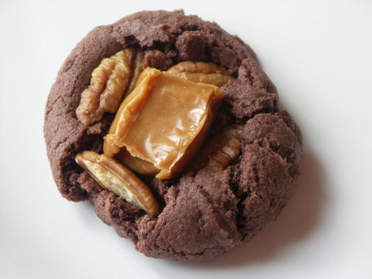 caramel noot brownie koekjes