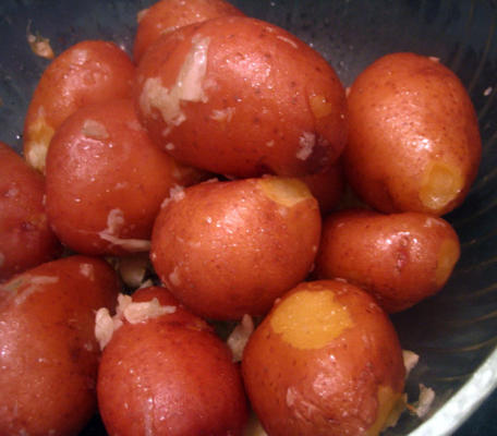 lichte en gemakkelijke knoflookaardappelen kafka