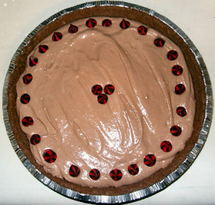 romige chocolademousse cheesecake (niet bakken)