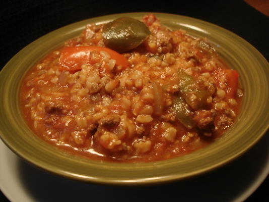 gevulde paprika pepersoep