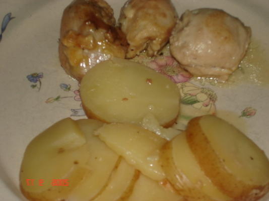 crock pot kip en aardappelen