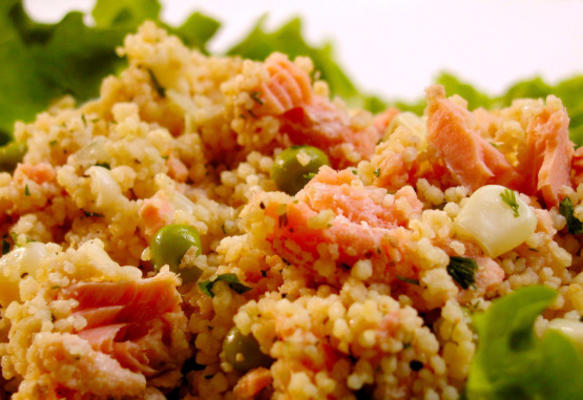 zalm couscous salade