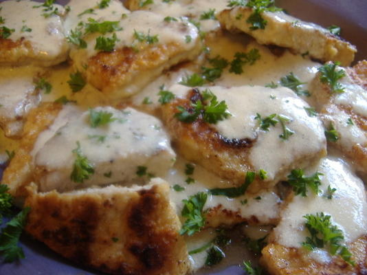 varkensschnitzels a la creme