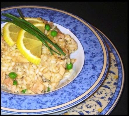 risotto van tonijnchampignon (vetarm)