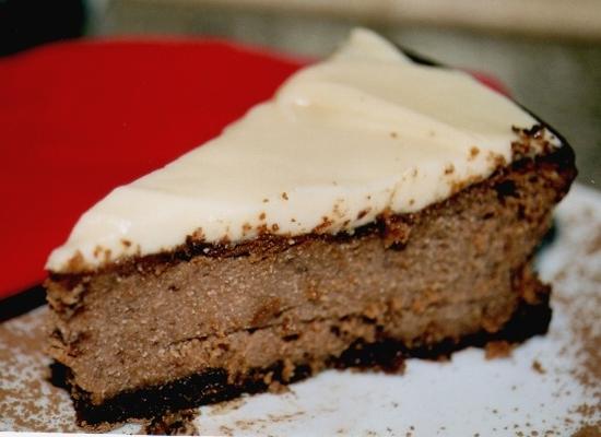 cheesecake met ricotta en chocolade