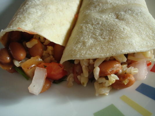 rock 'n' mol veggie burrito's