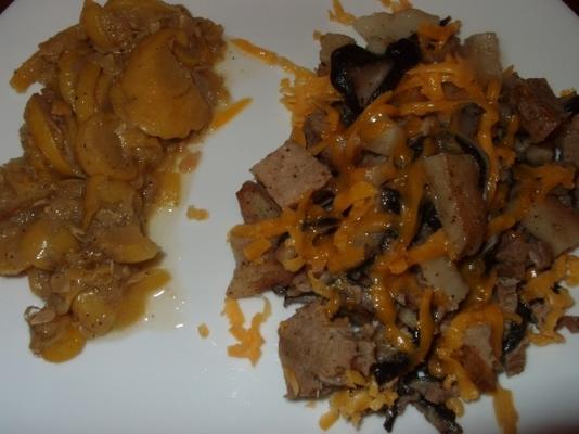 kachel top cheesy rundvlees en aardappel