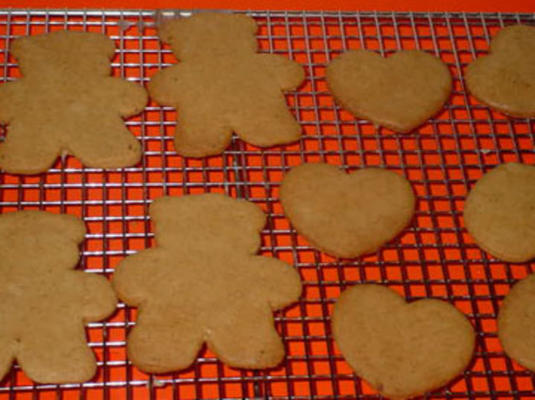 pepparkakor met sinaasappelglazuur (kruidenkoekjes)