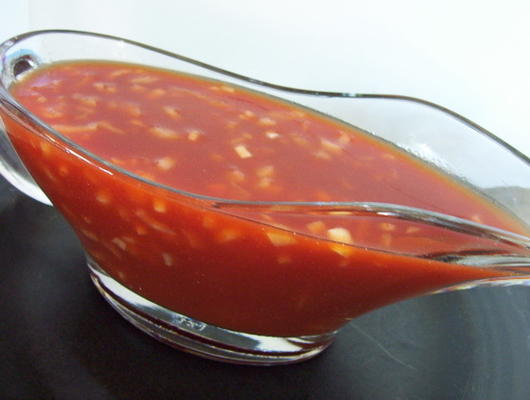 ketchupmarinade voor biefstuk of kip