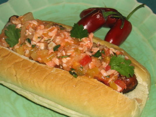 zoetzure smaak (voor hot dogs, brats, etc.)