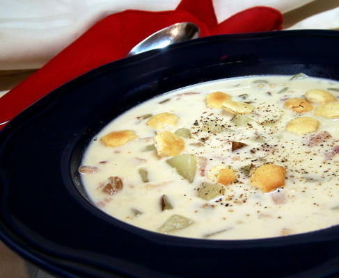 makkelijke clam chowder uit Engeland