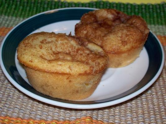 perzik shortcake muffins