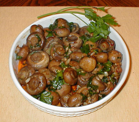 gegrilde champignons