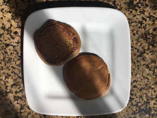 eenvoudige veganistische pannenkoeken voor één