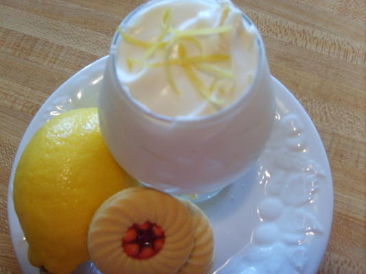 eenvoudig citroenroom dessert