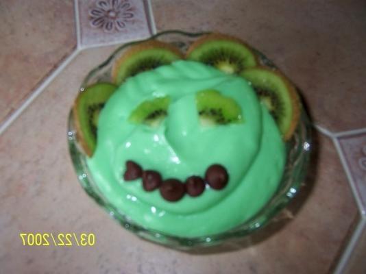 kiwi groene goblin pudding