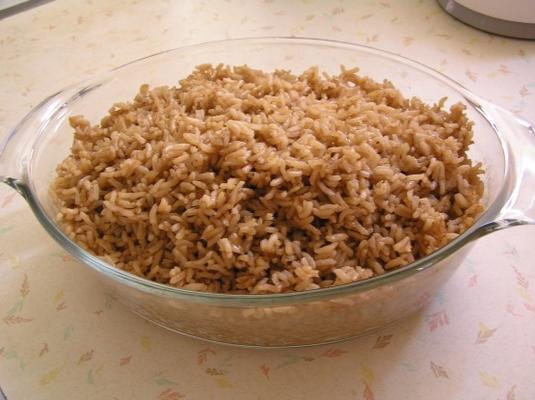 oven gebakken rijst