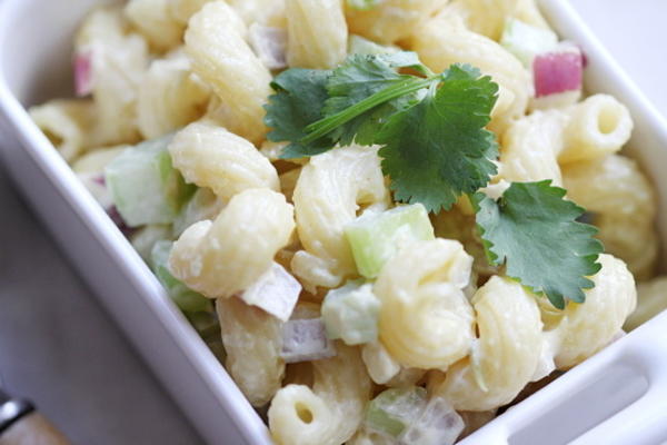 gewicht watchers macaroni salade