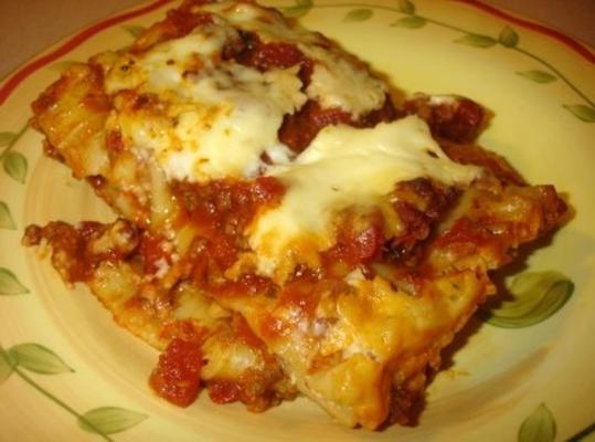 ongelooflijke lasagne met bolognese saus