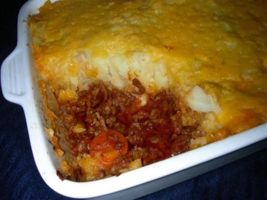 Engelse cottage pie met cheddar en pastinaak puree