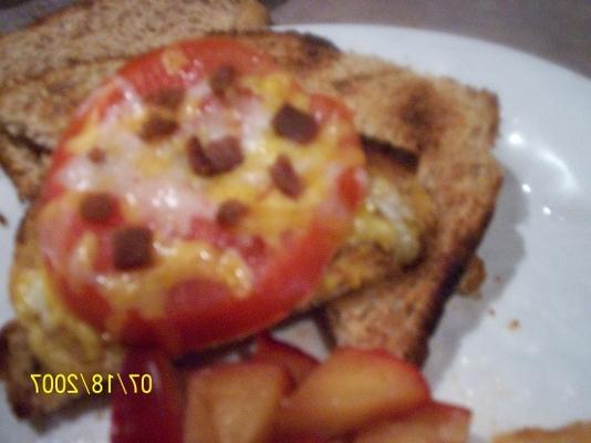 tomaat grill toast