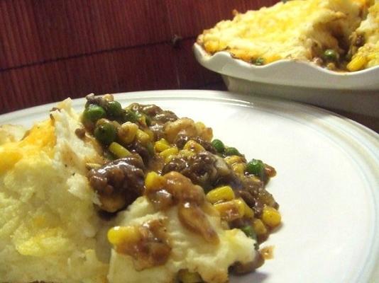 v's kicked-up shepherd's pie