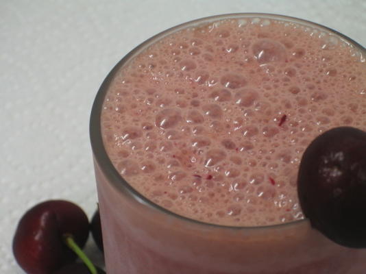 chocolade kers ontbijt smoothie