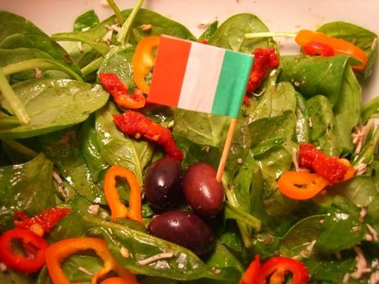 echte Italiaanse saladedressing, klein Italië