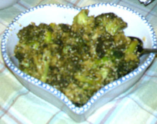 geroosterde broccoli sesam salade